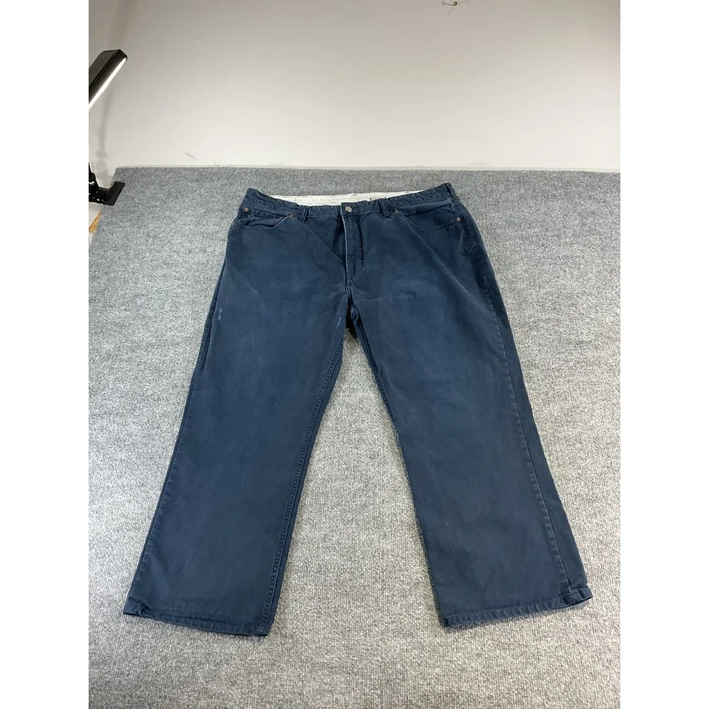 Polo Ralph Lauren Hanford Pants Men's 42x30 Navy Blue 100% Cotton Vintage